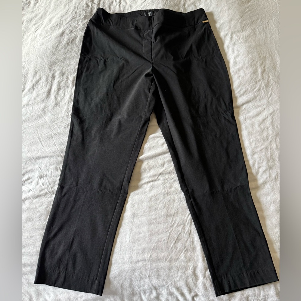 Tahari Women's Sleek Black Dress Pants Slacks Size 2X 16 18 20 NWT